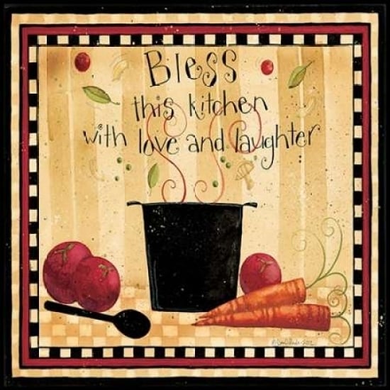 Bless This Kitchen Poster Print by Dan DiPaolo-VARPDXDDPXSQ479A1 Image 1