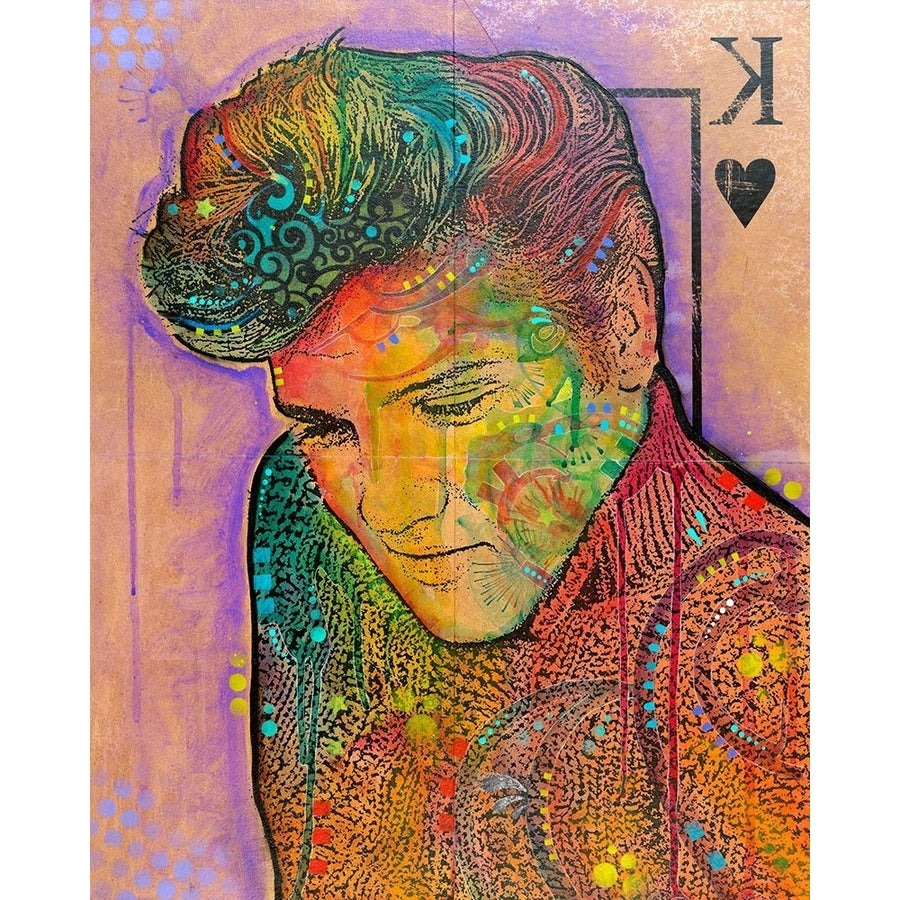 Elvis - King of Hearts Poster Print - Russo Collection Dean-VARPDXDEARUS222645 Image 1