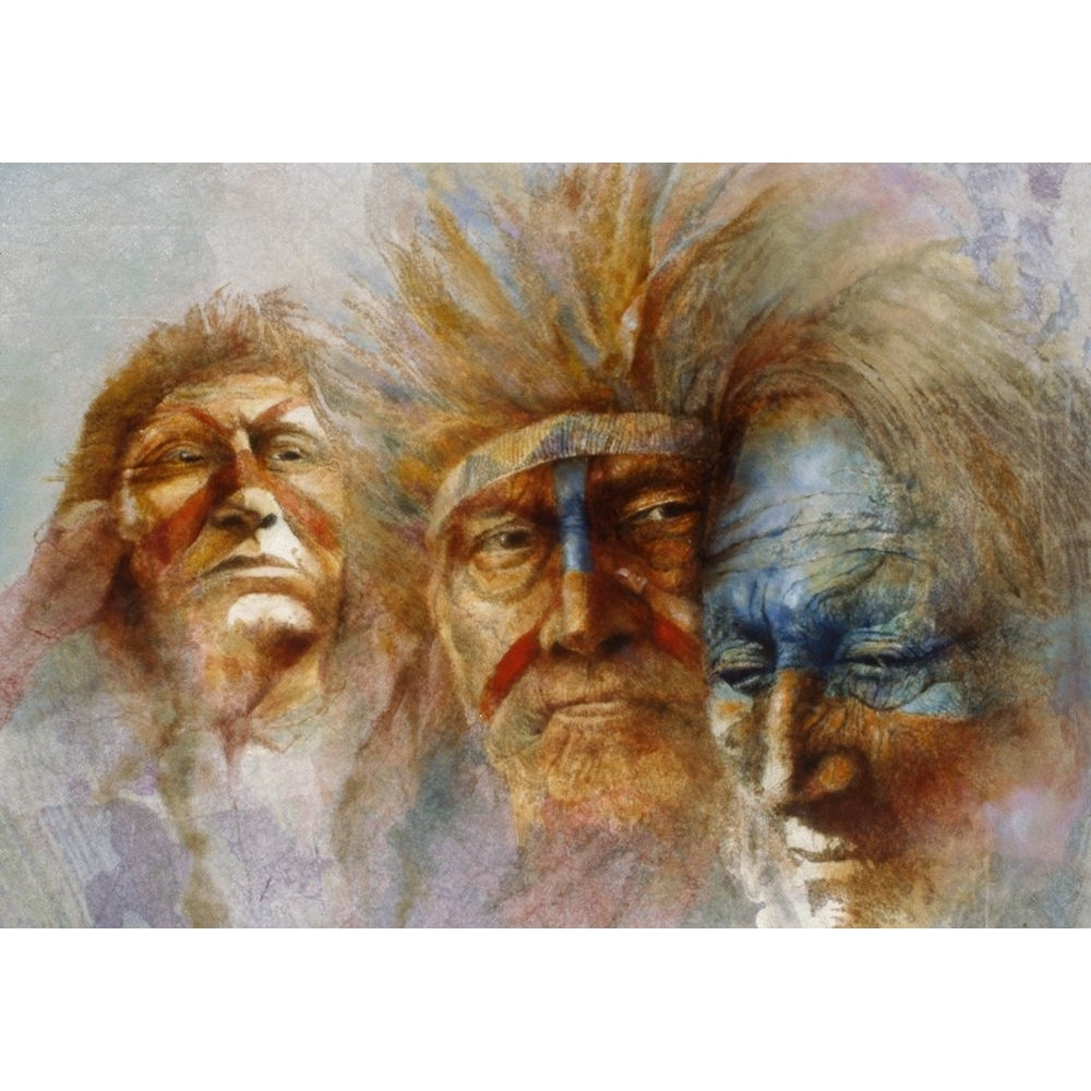 Three Chiefs Poster Print - Denton Lund-VARPDXDENLUN64550 Image 1