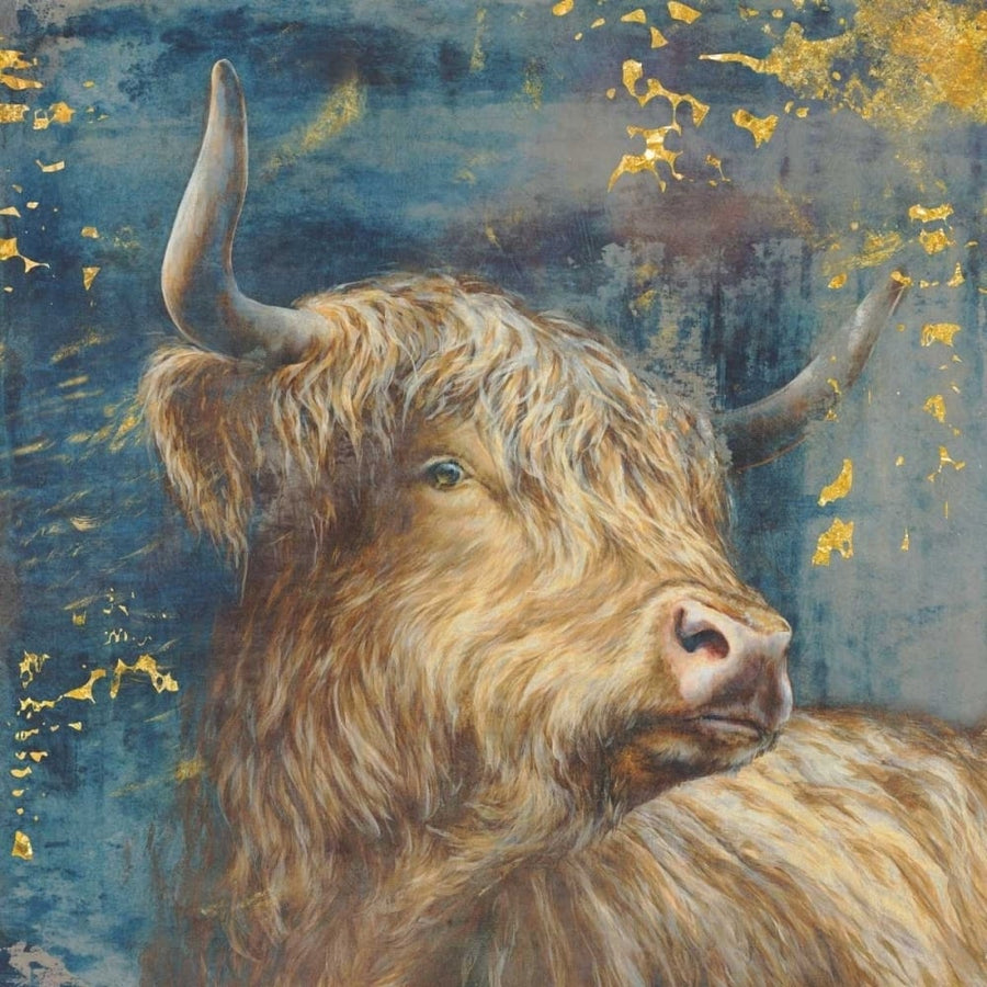 Highland Bull Poster Print by Dina Peregojina-VARPDXDH012A Image 1