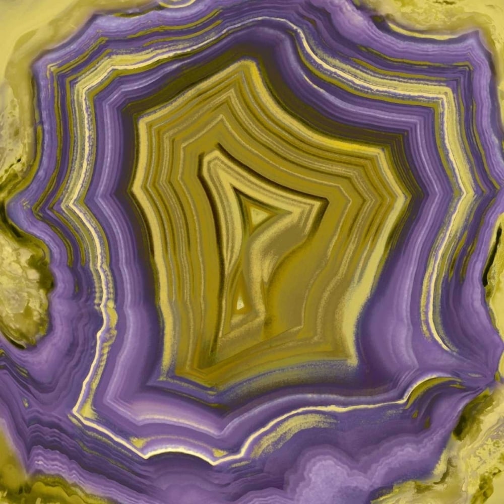 Agate in Purple and Gold I Poster Print by Danielle Carson-VARPDXDLC112168DG Image 1