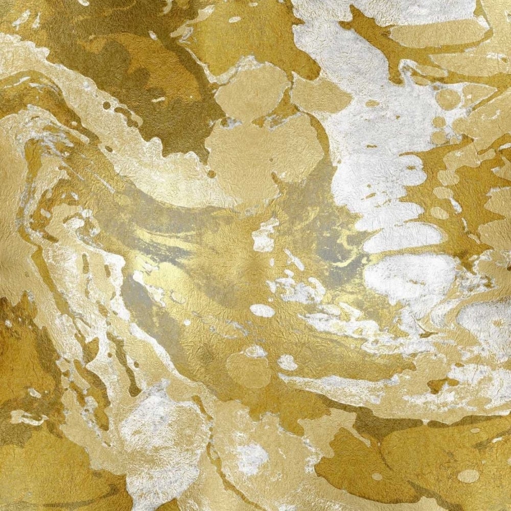 Marbleized in Gold and Silver Poster Print by Danielle Carson-VARPDXDLC112487DG Image 1