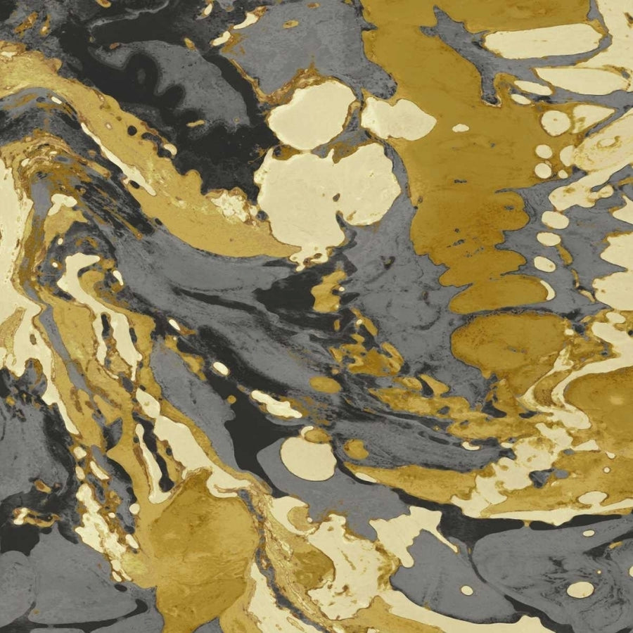 Marbleized in Gold and Grey II Poster Print by Danielle Carson-VARPDXDLC112491DG Image 1