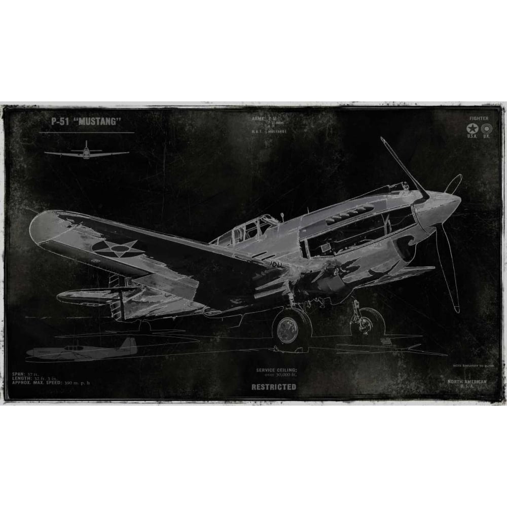 Vintage War Plane Poster Print by Dylan Matthews-VARPDXDLM112075DG Image 1