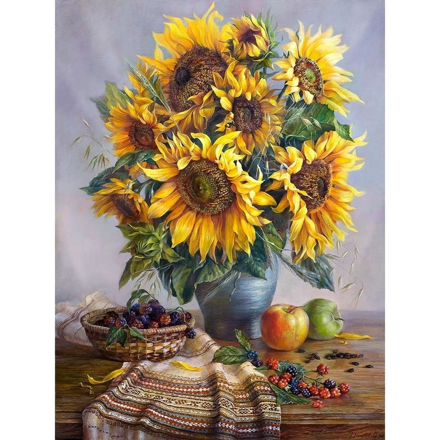 Sunflowers Poster Print by Olga Dandorf-VARPDXDO2 Image 1