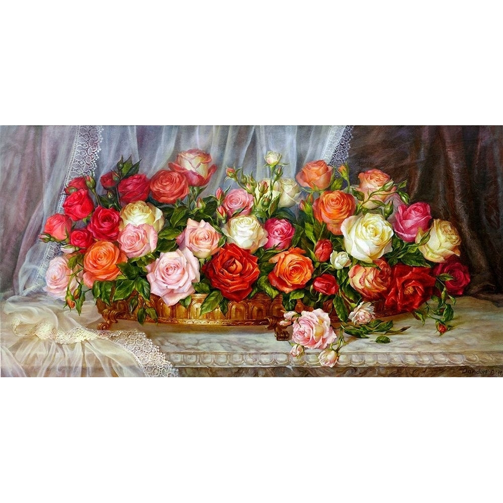 Roses Poster Print by Olga Dandorf-VARPDXDO5 Image 1