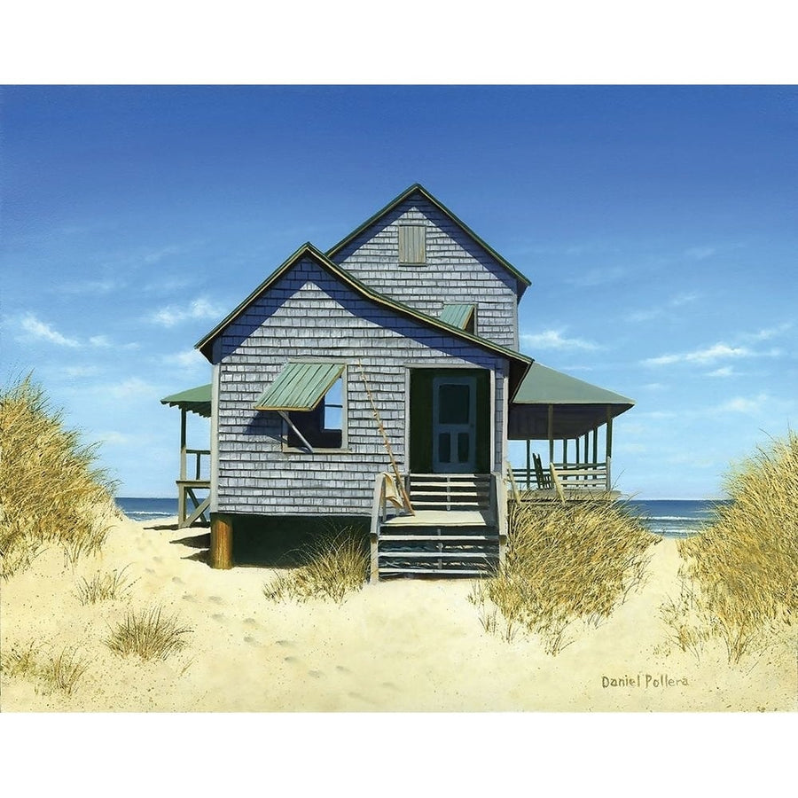 Oceanfront Bungalow Poster Print by Daniel Pollera-VARPDXDP33 Image 1