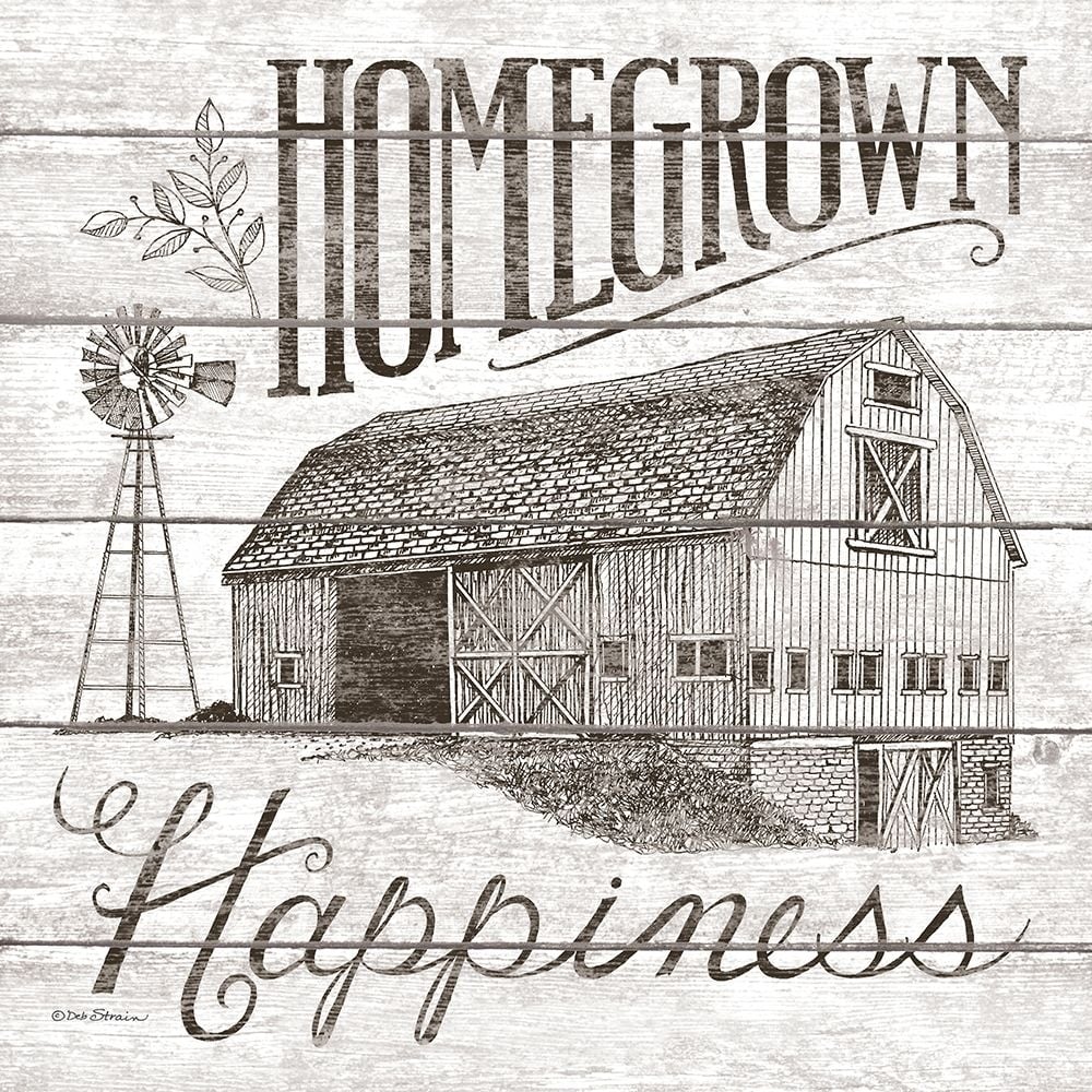 Homegrown Happiness Poster Print by Deb Strain-VARPDXDS1566 Image 1