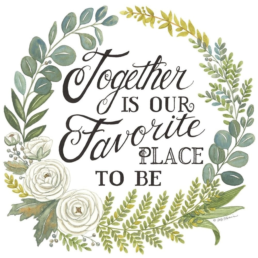 Together is our Favorite Place to Be Poster Print - Deb Strain-VARPDXDS2040 Image 1