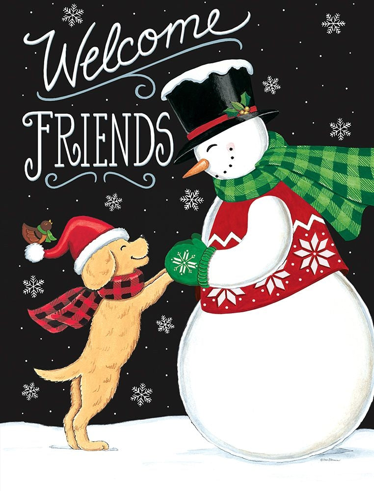 Snow Friends Poster Print - Deb Strain-VARPDXDS2089 Image 1