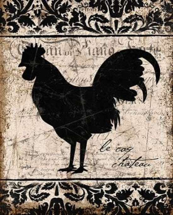 Black Rooster 2 Poster Print by Diane Stimson-VARPDXDSRC221B1 Image 1