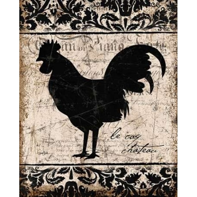 Black Rooster 2 Poster Print by Diane Stimson-VARPDXDSRC221B1 Image 2