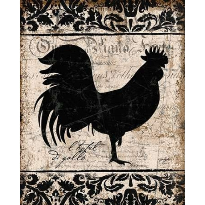 Black Rooster 1 Poster Print by Diane Stimson-VARPDXDSRC221A1 Image 1