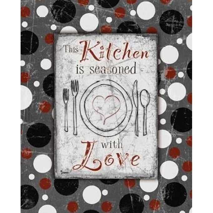 Kitchen Love Grey Poster Print by Diane Stimson-VARPDXDSRC224C1 Image 1