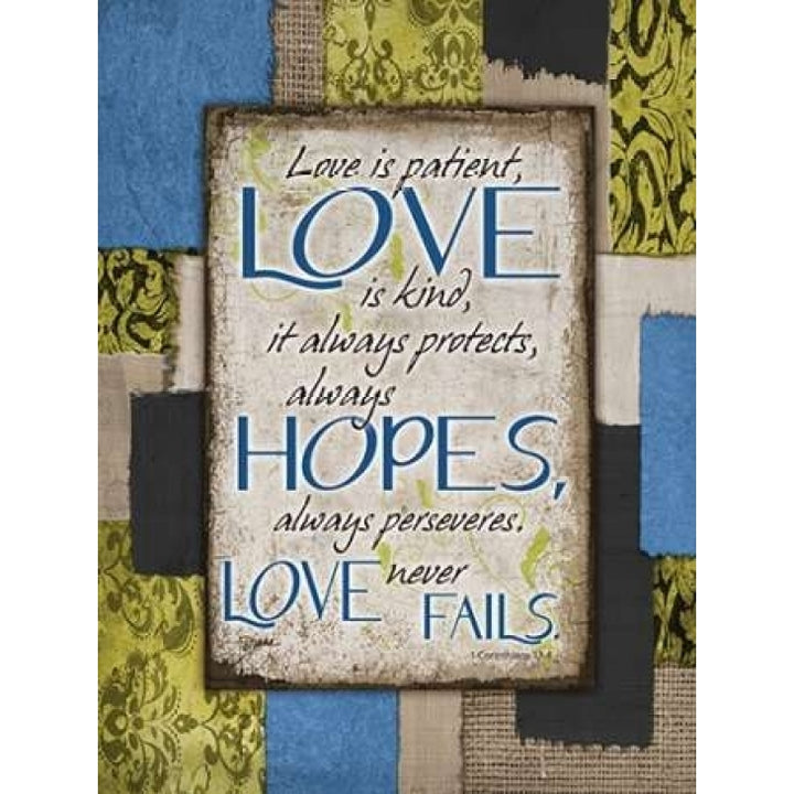 Patch Work Love Poster Print by Diane Stimson-VARPDXDSRC246A Image 1