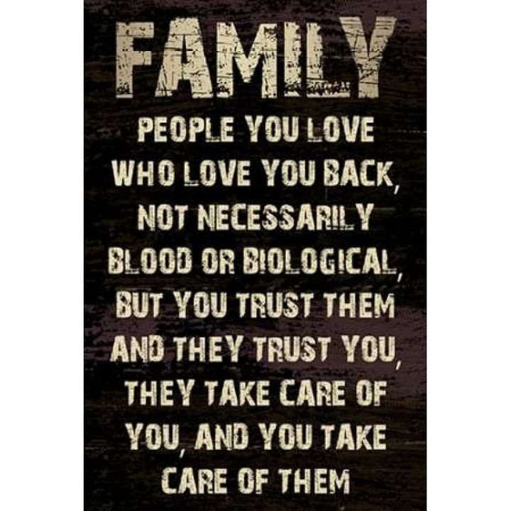 Family Grunge Poster Print by Diane Stimson-VARPDXDSRC248C Image 2