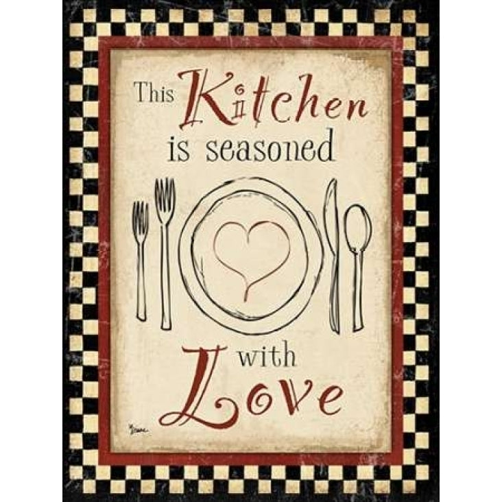 Kitchen Love Vert Poster Print by Diane Stimson-VARPDXDSRC254B Image 2