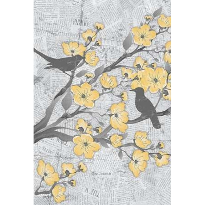 Cherry Blossom Birds 1 Poster Print by Diane Stimson-VARPDXDSRC257R1 Image 2