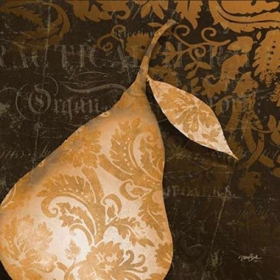 Pear Damask Poster Print by Diane Stimson-VARPDXDSSQ230B Image 1