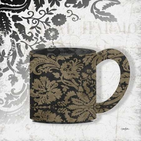 Coffee Damask 2 Poster Print by Diane Stimson-VARPDXDSSQ281B Image 1