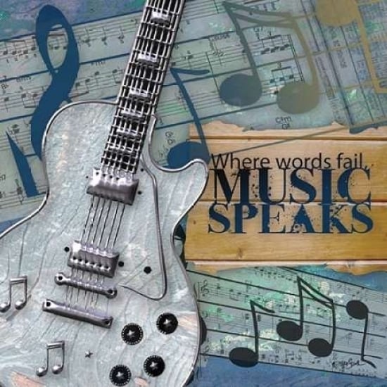 Music Speaks Poster Print by Diane Stimson-VARPDXDSSQ291A Image 1