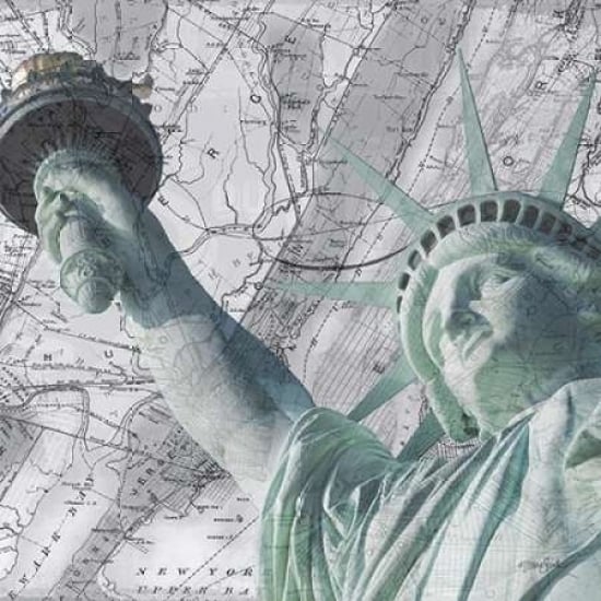 Statue NYC Poster Print by Diane Stimson-VARPDXDSSQ304C Image 2