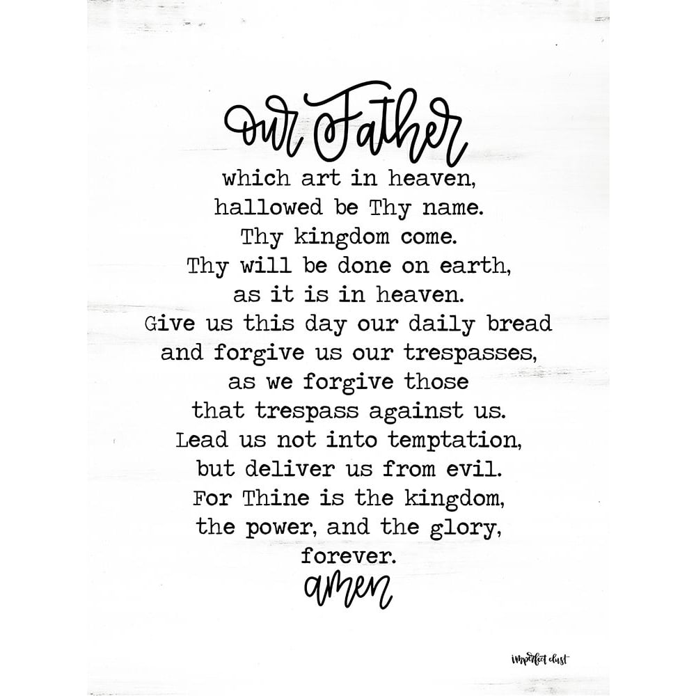 Lords Prayer Poster Print by Imperfect Dust Imperfect Dust-VARPDXDUST295 Image 1