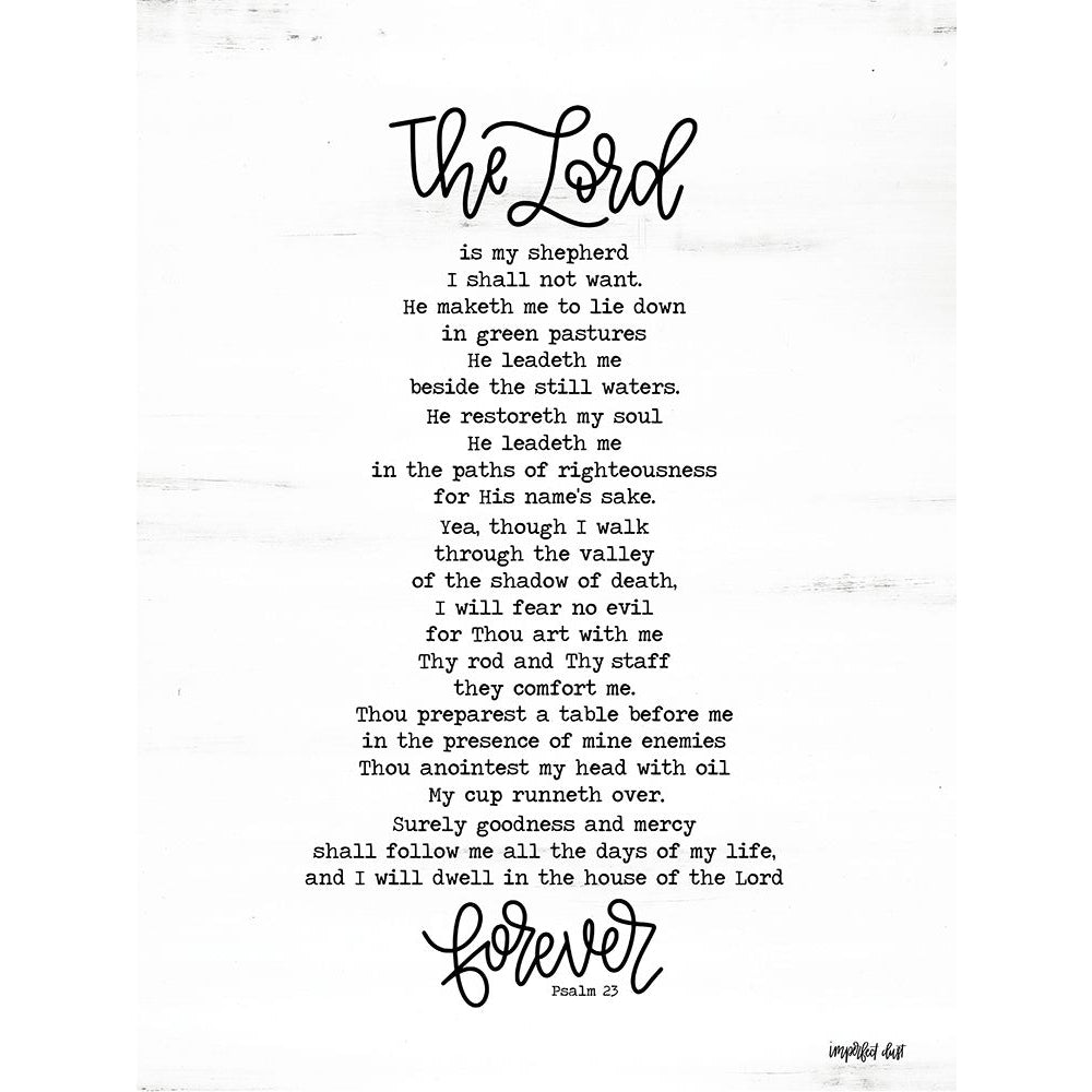 Psalm 23 Poster Print by Imperfect Dust Imperfect Dust-VARPDXDUST297 Image 1