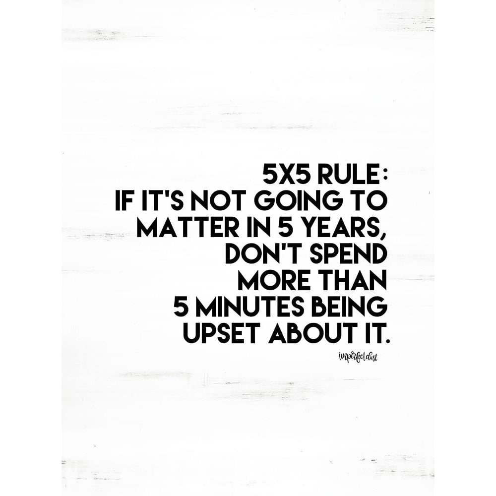 5x5 Rule Poster Print by Imperfect Dust Imperfect Dust-VARPDXDUST322 Image 1