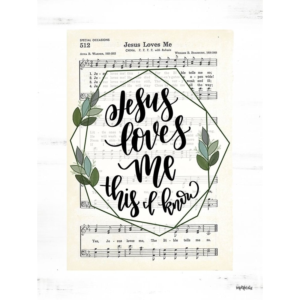 Jesus Loves Me Poster Print by Imperfect Dust Imperfect Dust-VARPDXDUST443 Image 1