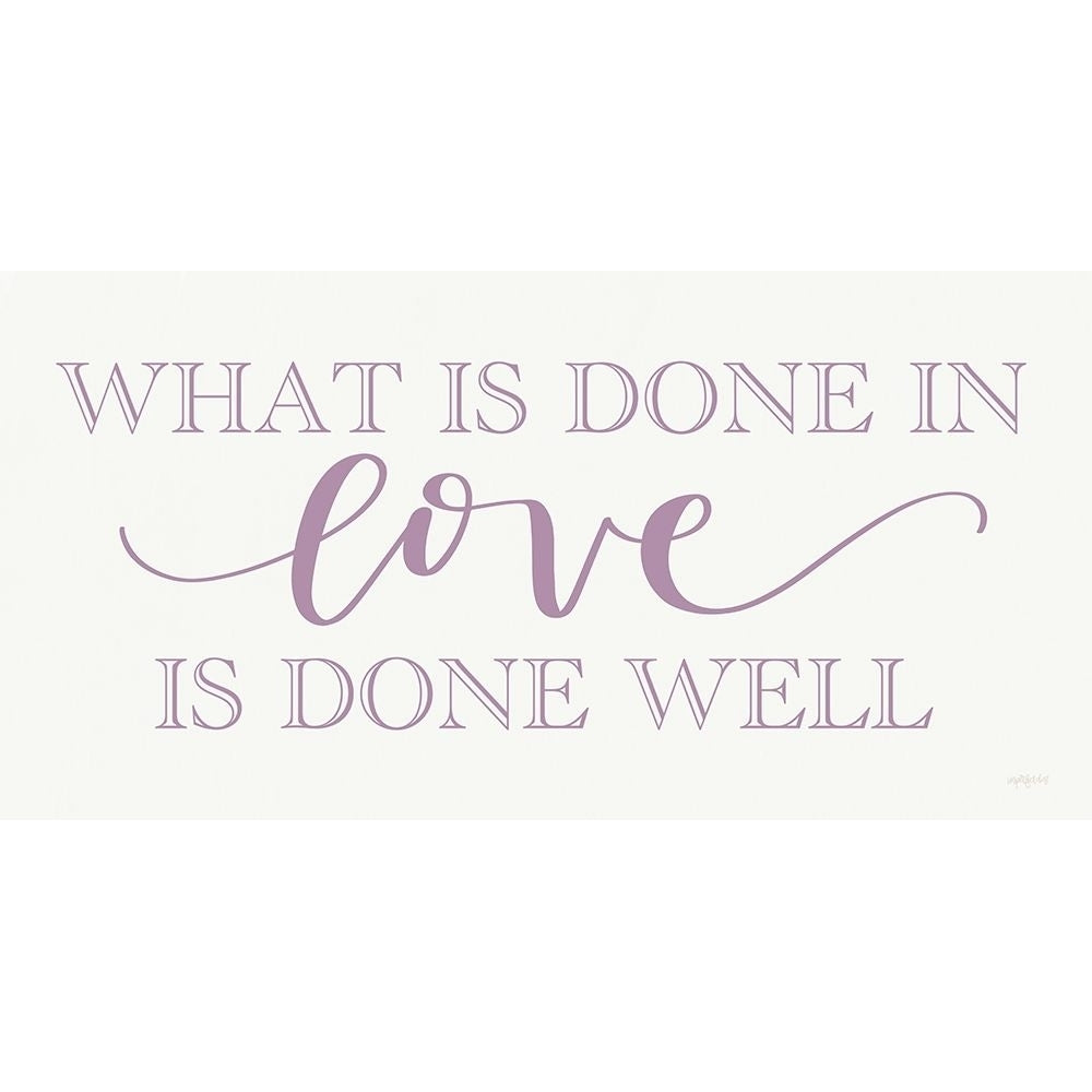 What is Done in Love by Imperfect Dust-VARPDXDUST769 Image 1