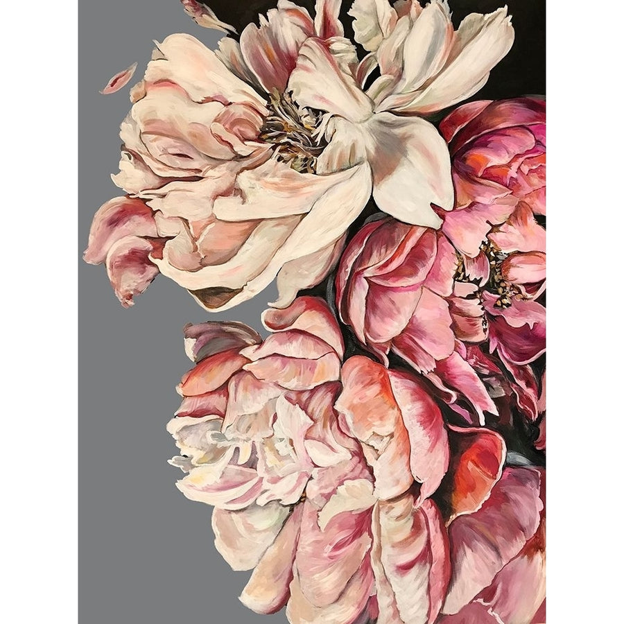 Peonies with Grey Poster Print by Emma Catherine Debs-VARPDXECRC004B Image 1