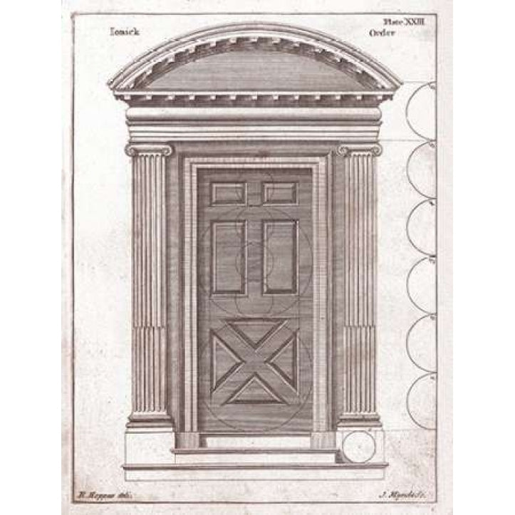 Door Ionic Order Poster Print by Edward Hoppus-VARPDXED23 Image 1