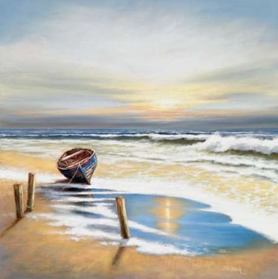 Boat on the shore Poster Print by Eric Erwin-VARPDXEE200501 Image 1