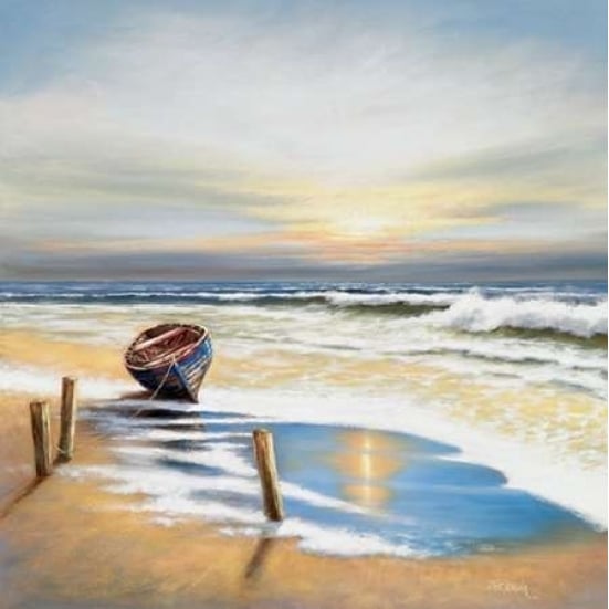 Boat on the shore Poster Print by Eric Erwin-VARPDXEE200501 Image 1