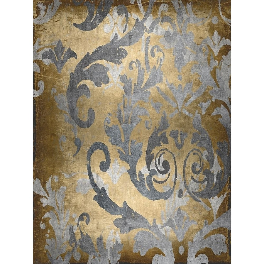 Damask in Gold II Poster Print by Ellie Roberts-VARPDXELR114972 Image 1