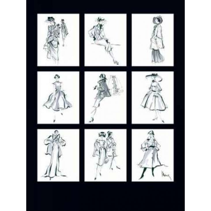 Fashion Through the Decades Poster Print by Mona Shafer Edwards-VARPDXEMP108 Image 2