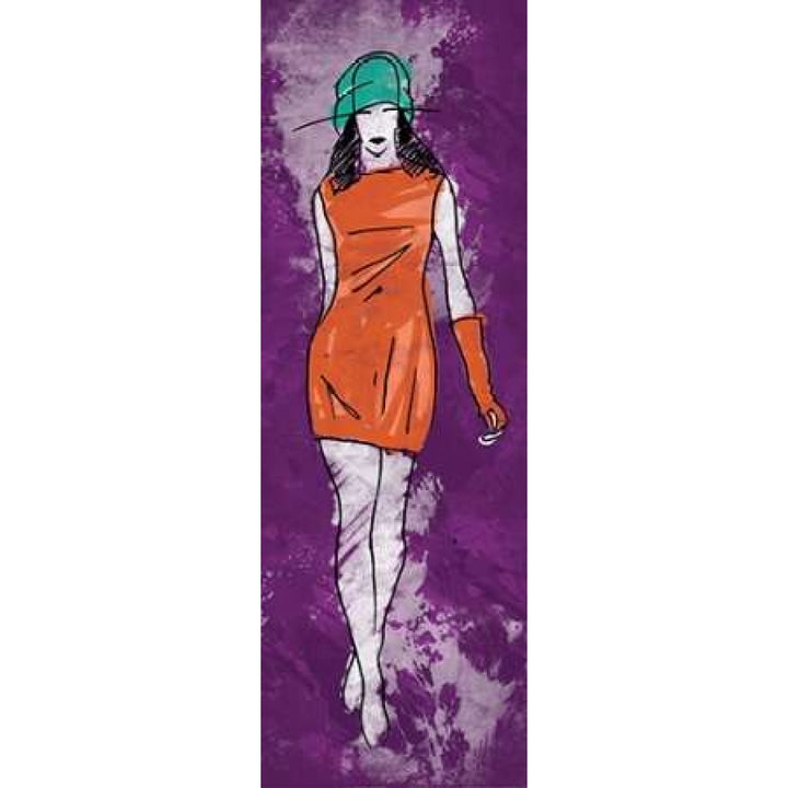 Runway Model on Purple Poster Print by Enrique Rodriquez Jr-VARPDXERJPL003C2 Image 2