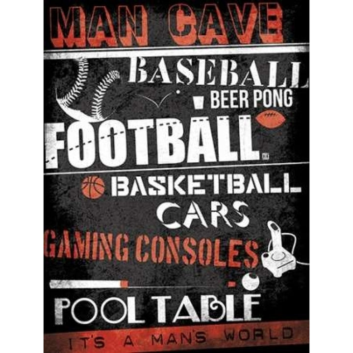 ManCave Sports Poster Print by Enrique Rodriquez Jr-VARPDXERJRC001A2 Image 2