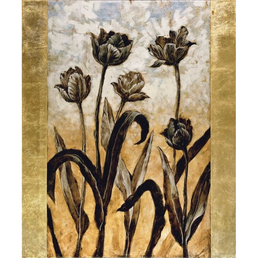 Tulip Silhouette Poster Print by Erin Lange-VARPDXERL4406 Image 1