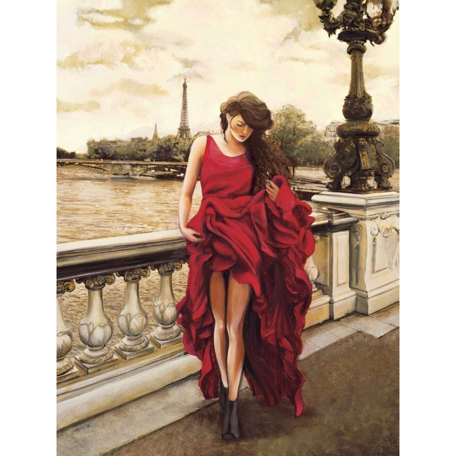 Woman in Paris Poster Print by Edoardo Rovere-VARPDXERO6626 Image 1