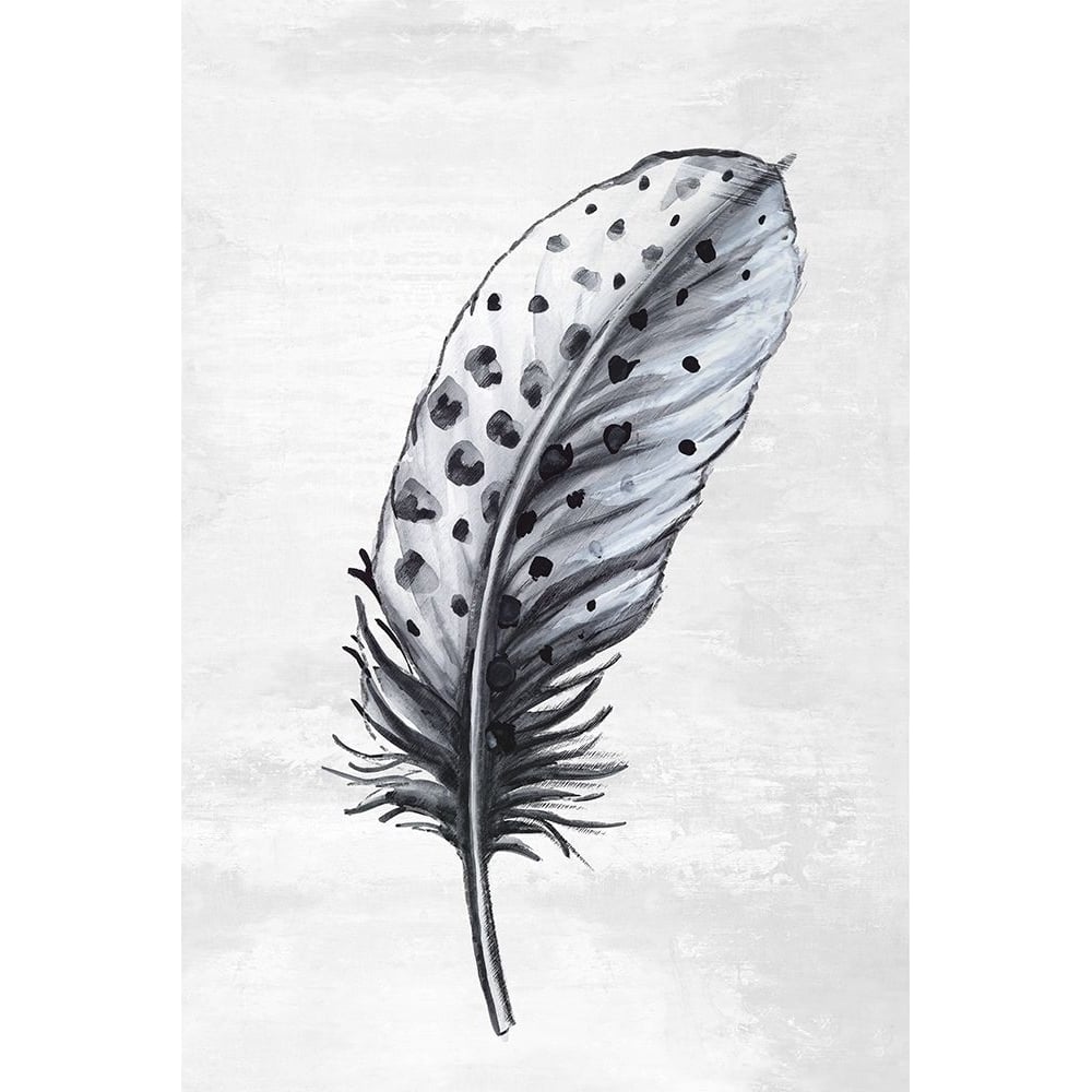 Indigo Feather II Poster Print by Eva Watts-VARPDXEW165A Image 1