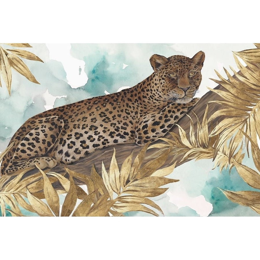 Golden Leopard Poster Print by Eva Watts-VARPDXEW171A Image 1