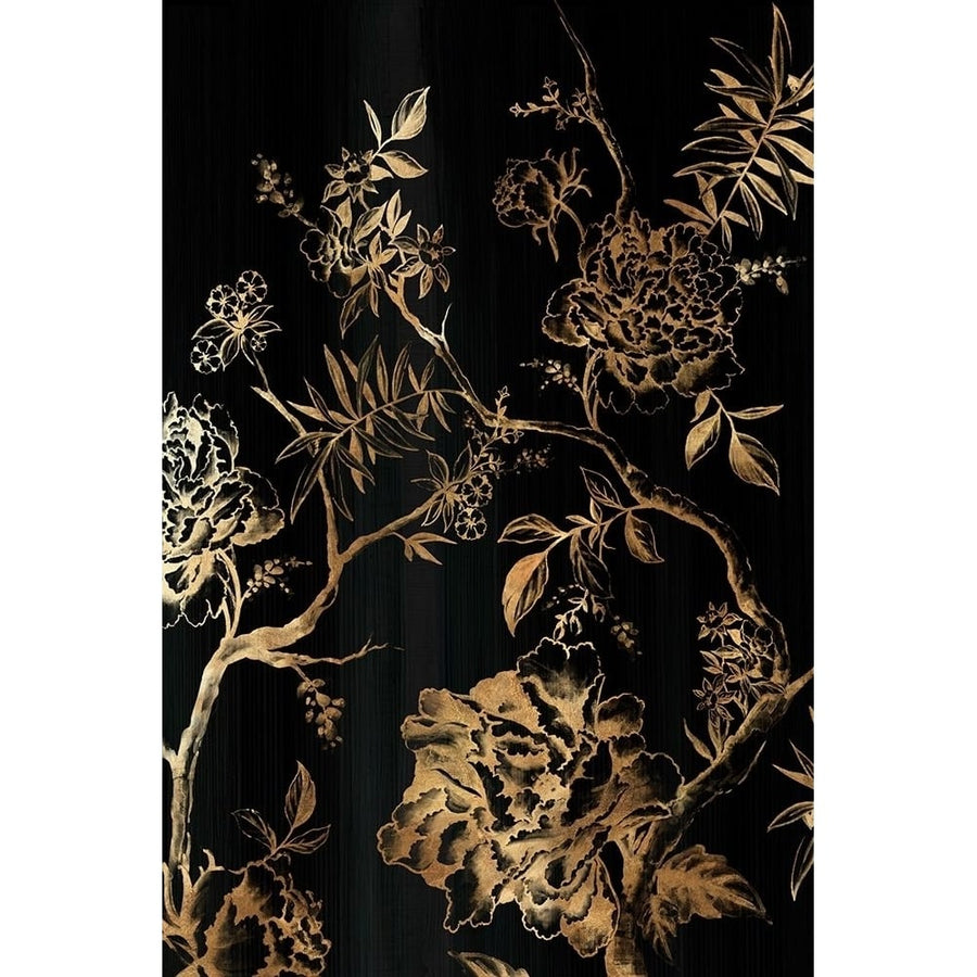 Dark Oriental Blooms Poster Print by Eva Watts-VARPDXEW334A Image 1