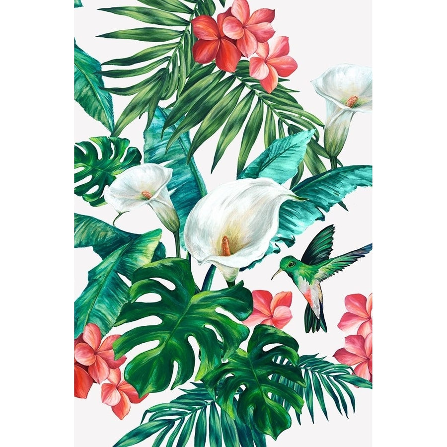 White Lillies Poster Print by Eva Watts-VARPDXEW330A Image 1