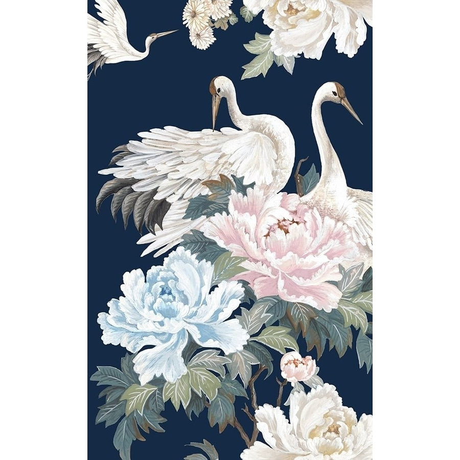 Pearly White Cranes I Poster Print by Eva Watts-VARPDXEW509A Image 1