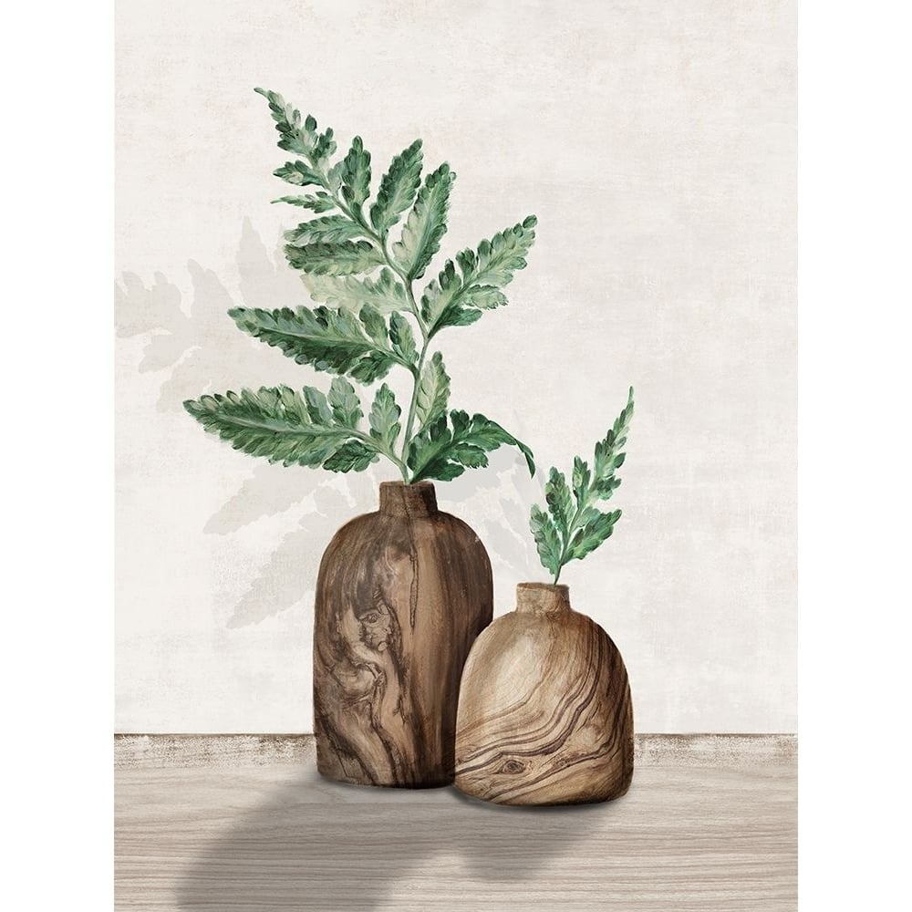 Fern and Wood I Poster Print - Eva Watts-VARPDXEW818A Image 1