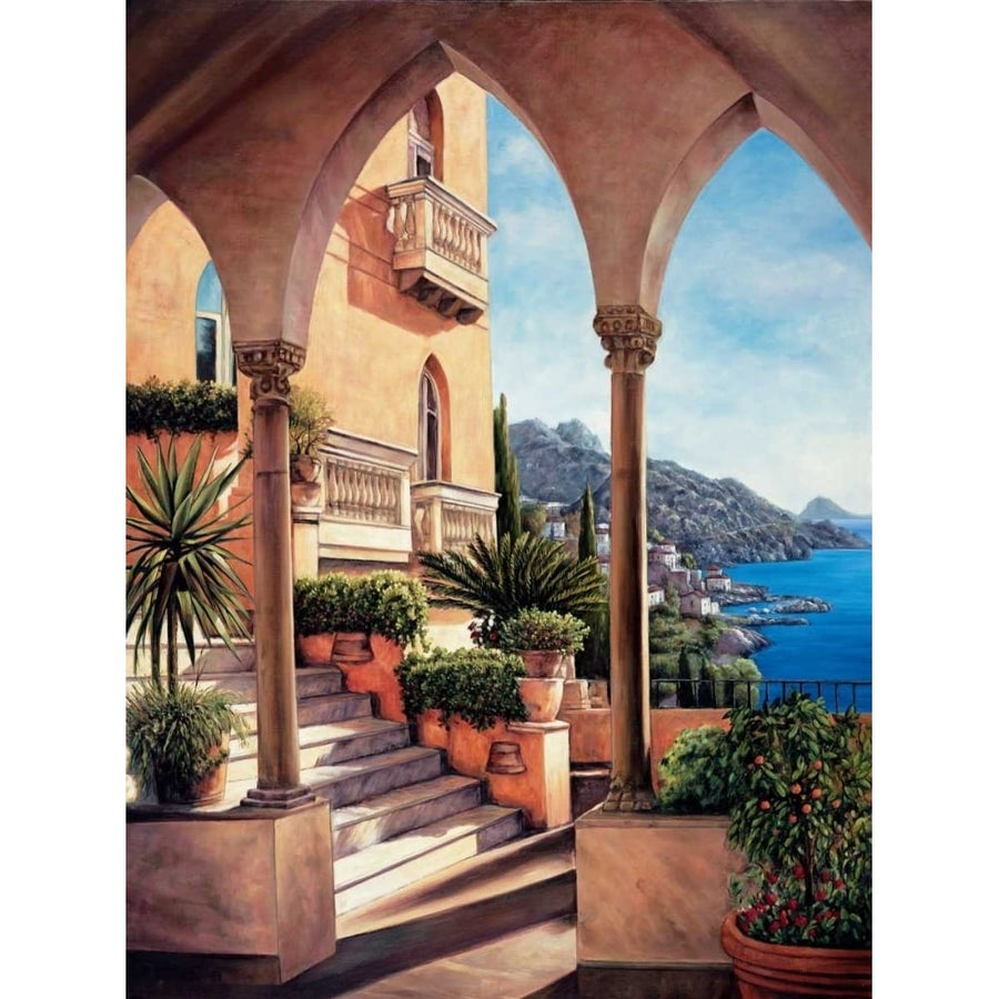 Palazzo on Amalfi Poster Print by Elizabeth Wright-VARPDXEWR4140 Image 1