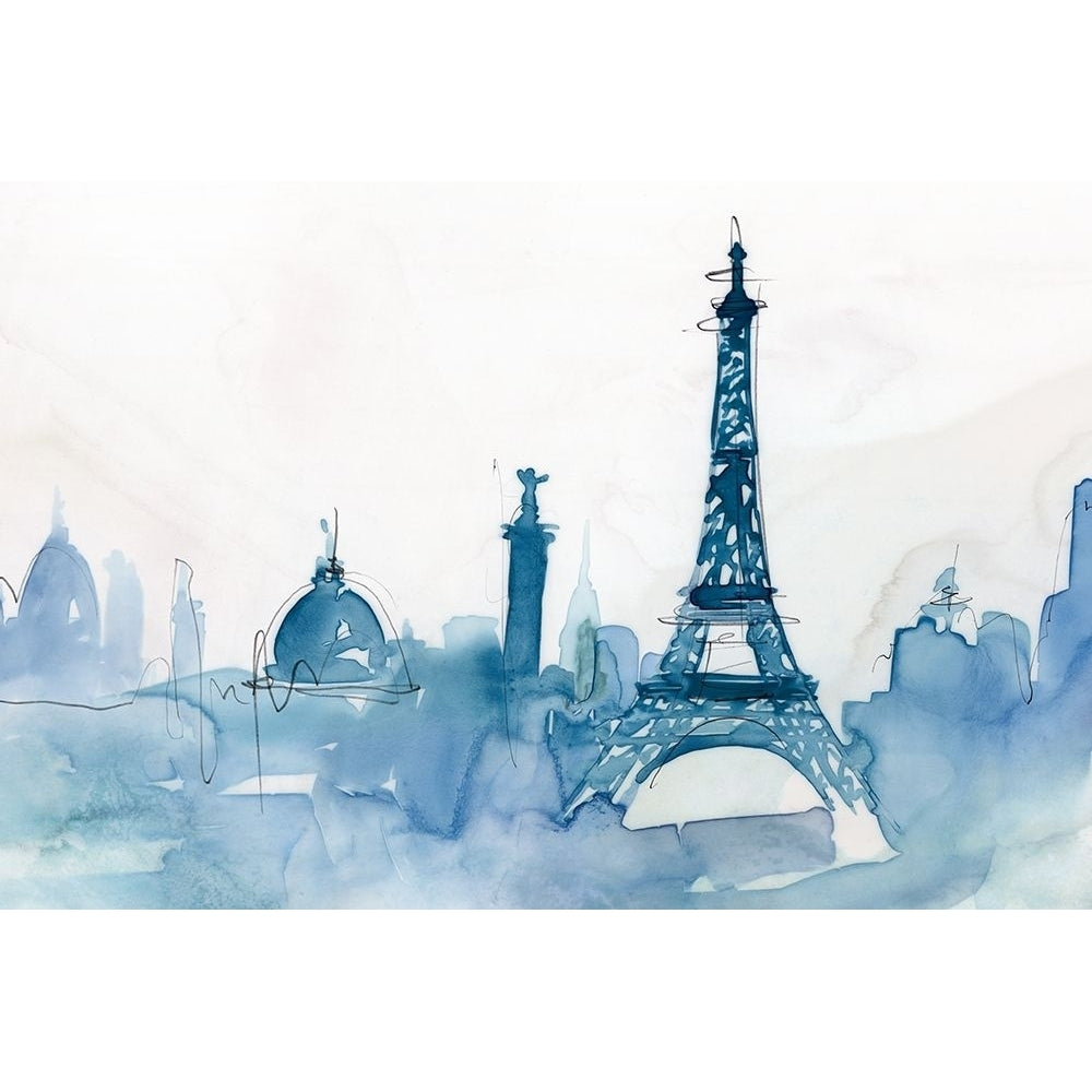 Ocean Blue Paris Poster Print by Isabelle Z Isabelle Z-VARPDXEZ526A Image 1