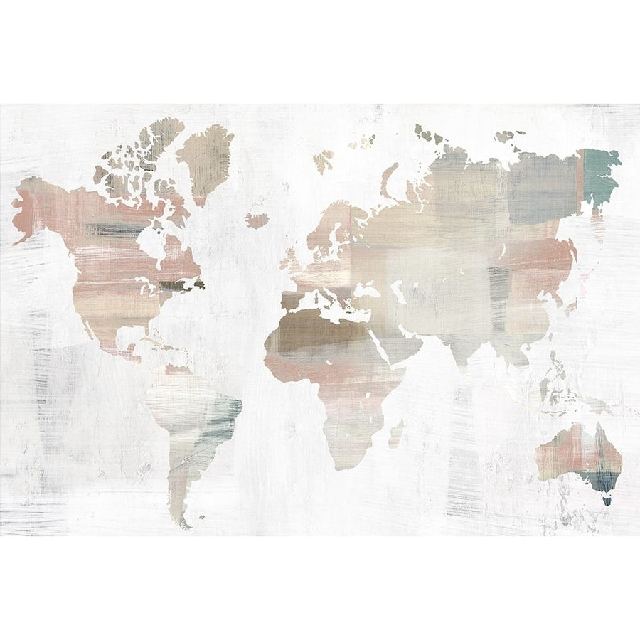 World Travelers Map Poster Print by Isabelle Z Isabelle Z-VARPDXEZ574A Image 1